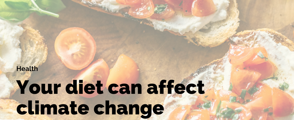 Your diet can affect climate change